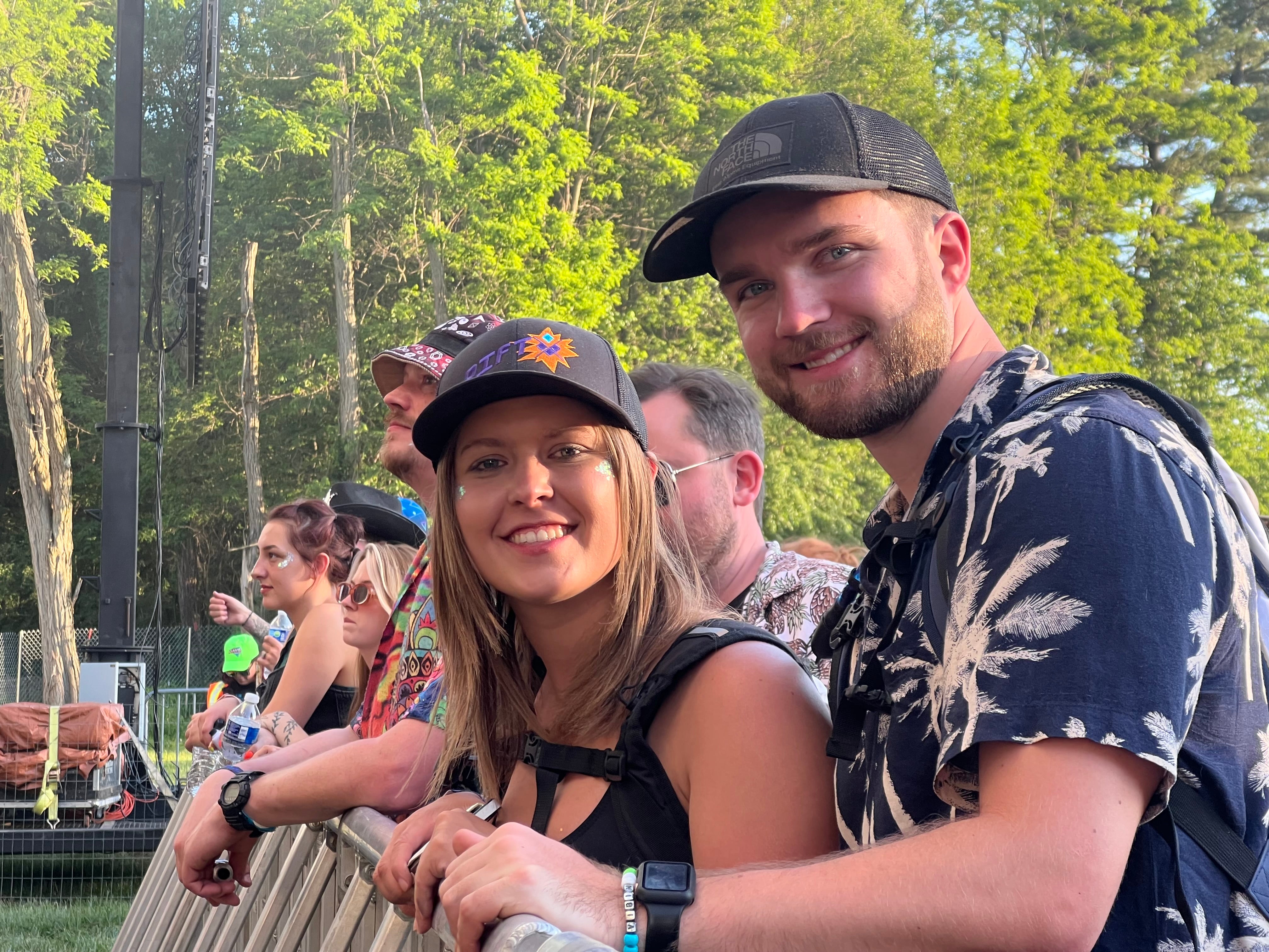 Zach and Jasmine, founders of Bass Boots