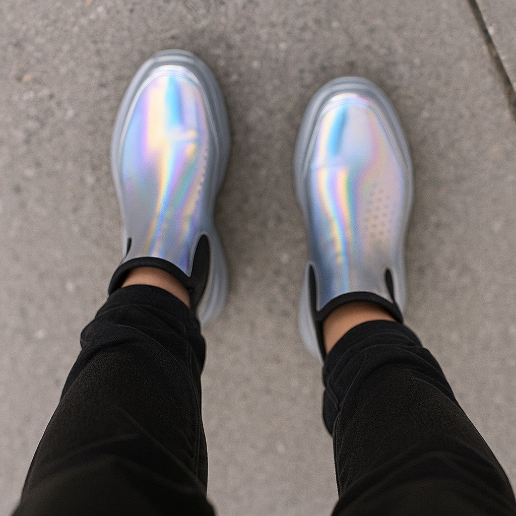 Jess wearing Bass Boots at EDC