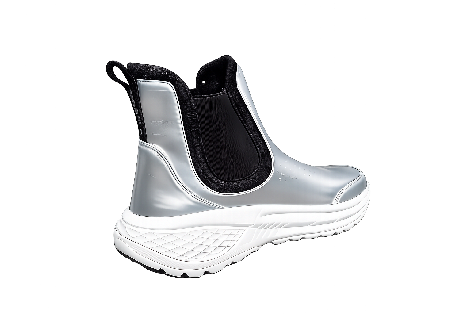 Chrome Bass Boots rear view