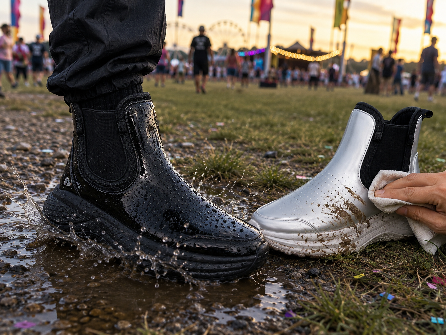 Bass Boots mud and water resistance