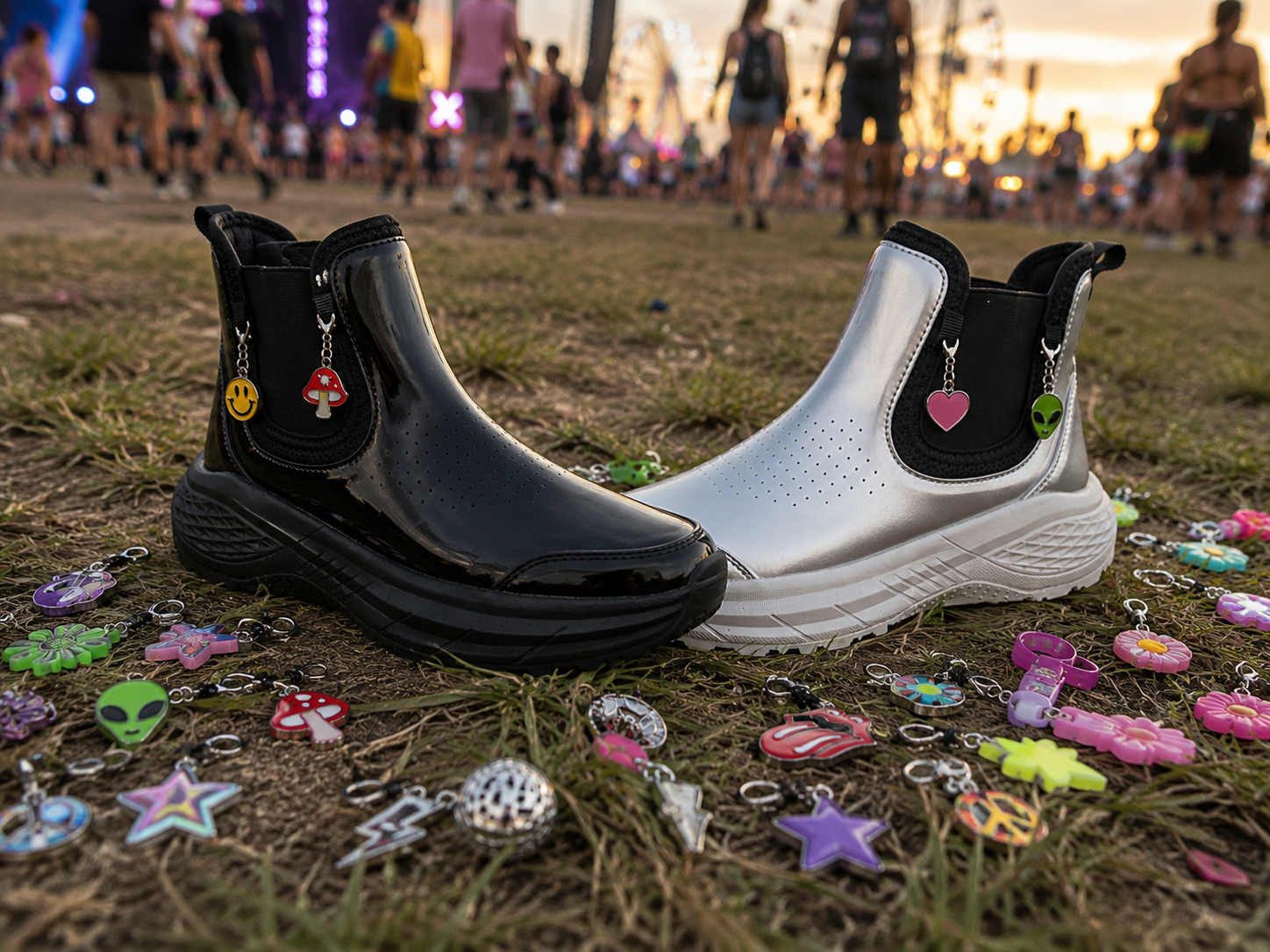 Personalized Bass Boots with charms